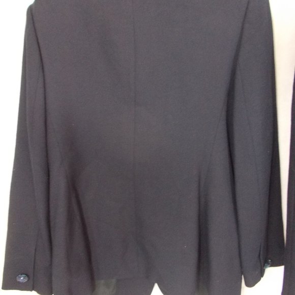 EUC ladies navy beaded suit by Emily, size 10 - Picture 4 of 5